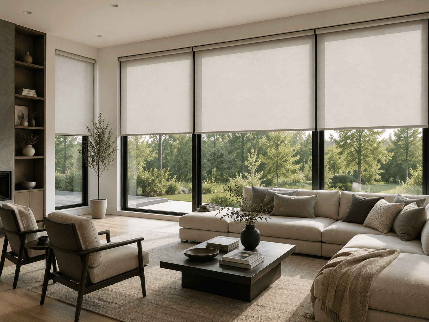 Roller Shades window covering