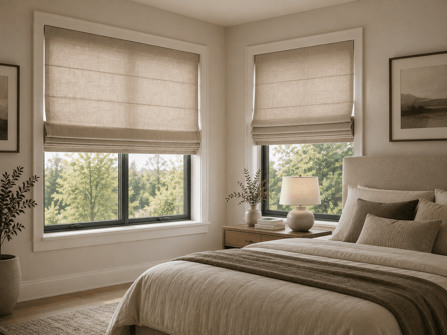 Roman Shades window covering