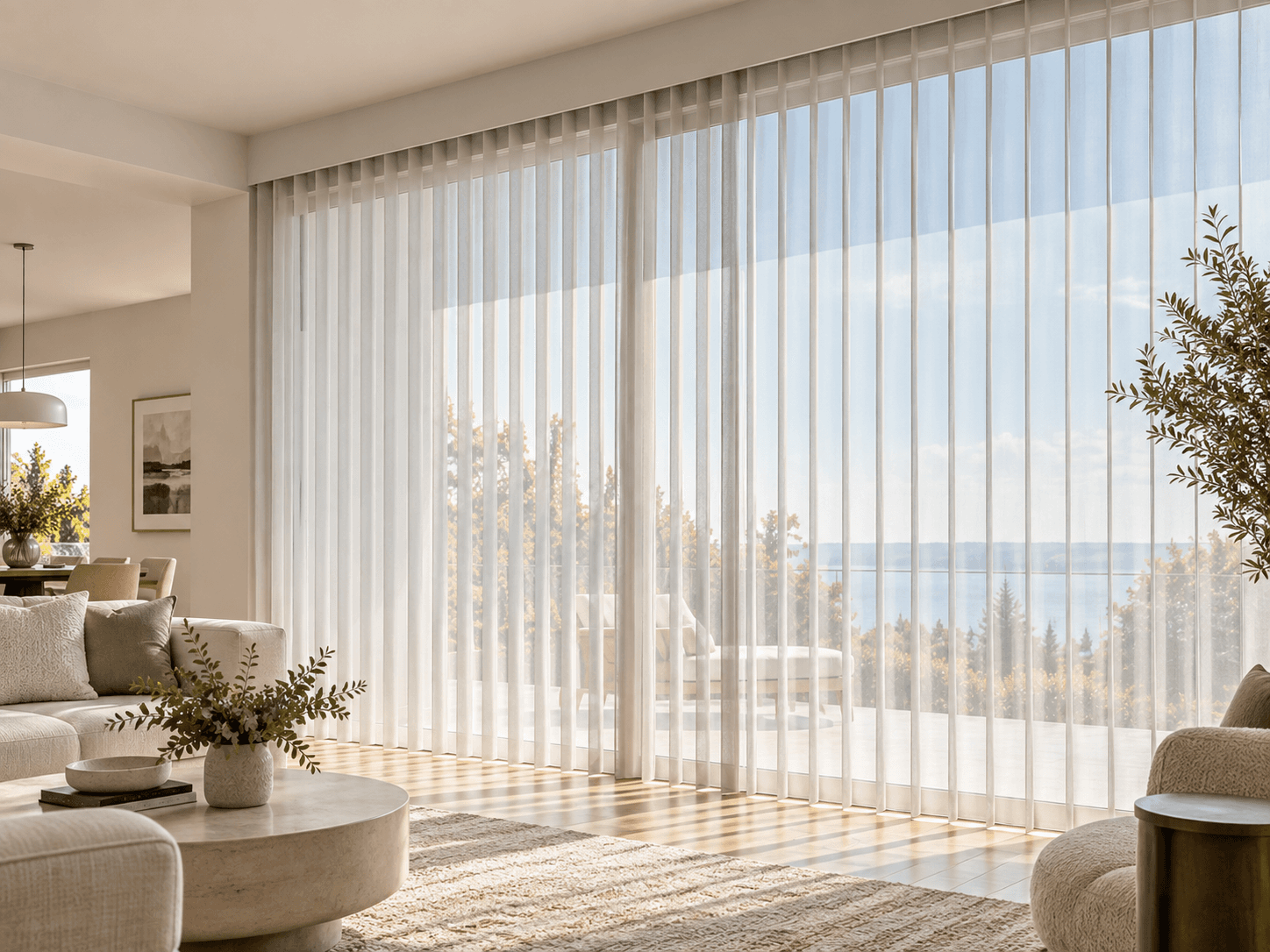 Vertical Sheers window covering